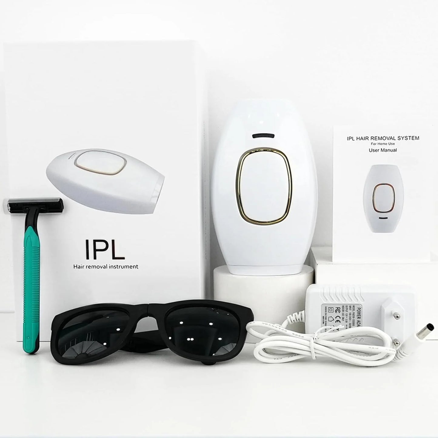 Professional IPL laser hair remover for gentle and effective body hair reduction