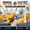 Manual vs Electric Citrus Juicer: Which Is Best for UAE Homes