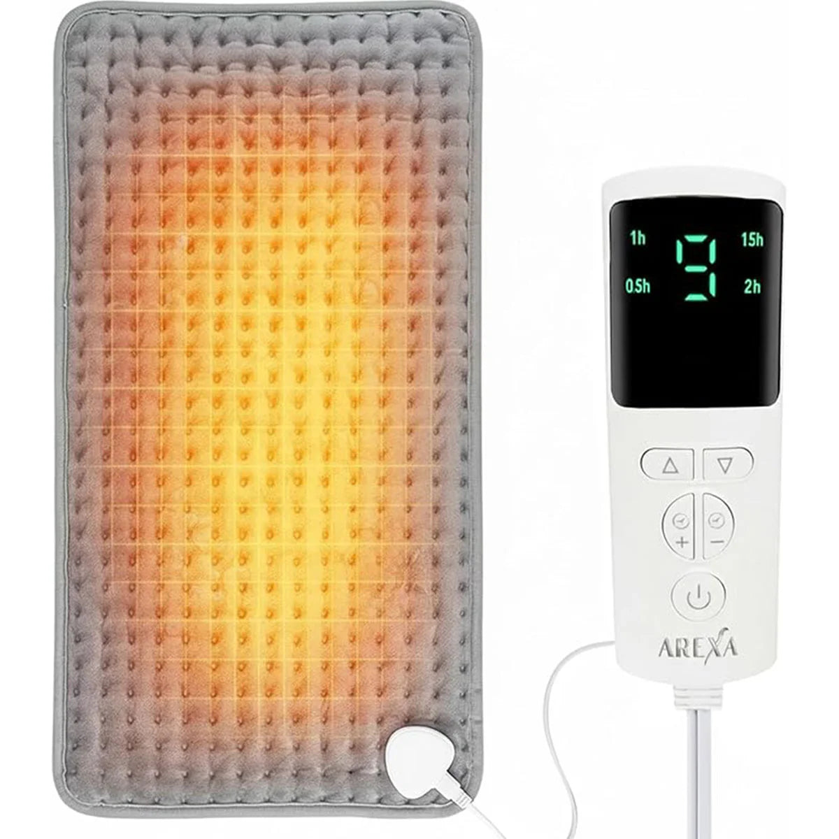 Arexa electric heating pad for soothing warmth and everyday muscle comfort