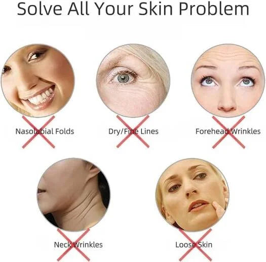 Beauty facial massager device for gentle skin massage and wellness care