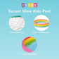 Colorful inflatable water pool for kids outdoor entertainment and relaxation