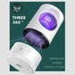 360° mosquito trap with swirling air channel and strong suction for effective pest control
