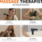 Handheld deep tissue massager for relaxing tight muscles and reducing tension