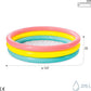 Intex Sunset Glow inflatable kiddie pool for kids with colorful outdoor water play design