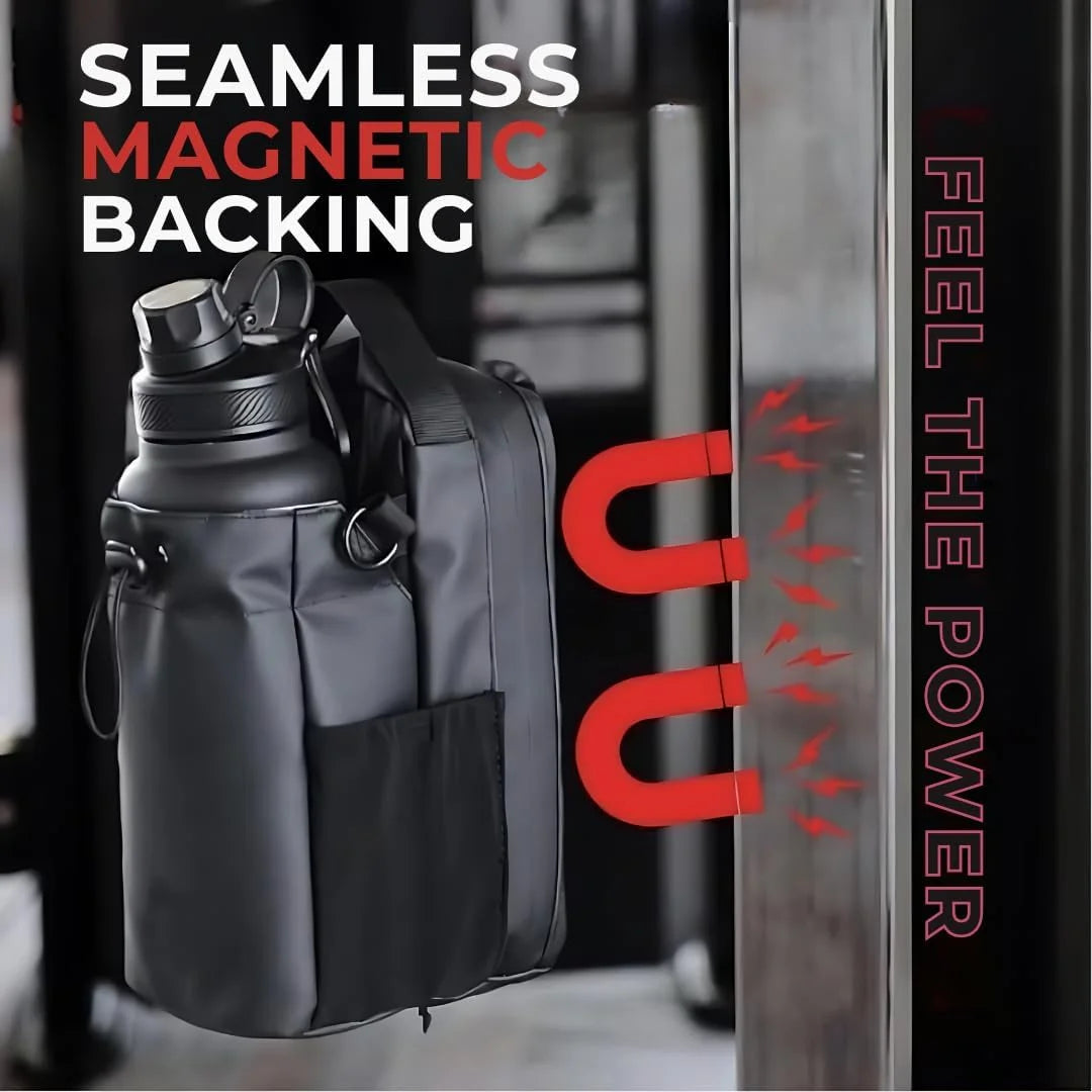 Magnetic sports duffle bag for men and women with convenient storage for gym and travel essentials