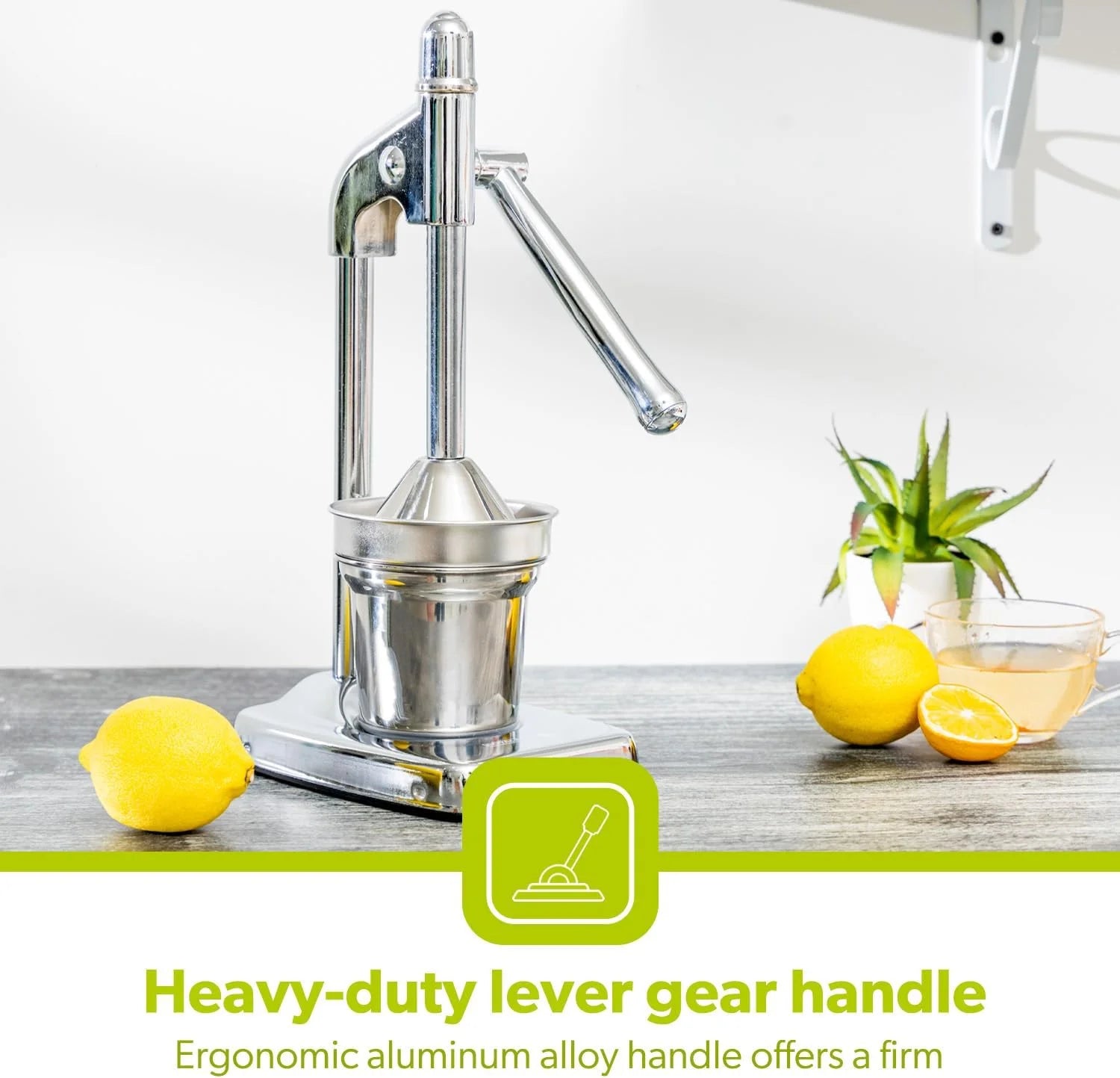 Stainless steel orange juice extractor for efficient fruit pressing and kitchen use