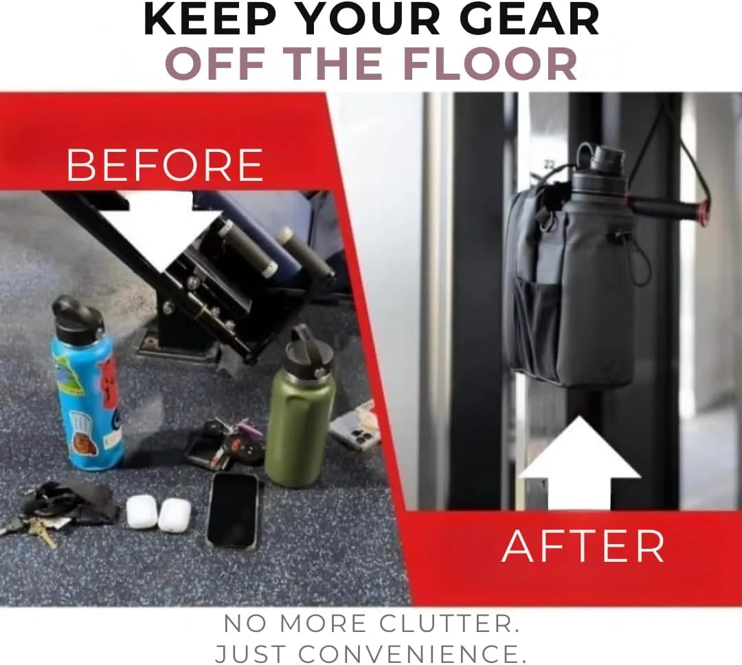Travel fitness bag for men and women for carrying gym clothes and accessories