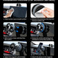 Vacuum suction phone holder for car dashboard and windshield mounting